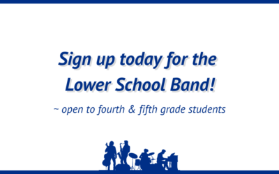 Lower School Band Program 2025-2026!