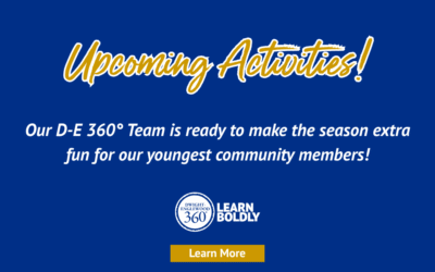 D-E 360° Upcoming Activities
